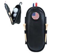 Small Golf Ball Bag Tee Storage Case Sports Equipment Organizer | Small Golf Ball Waist Bag for Men Women Beginner Golfers Outdoor Backyard Course Driving Range Practice USA
