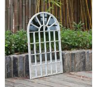Small Gothic Arch Mirror - White