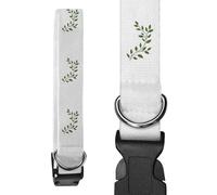 Small 'Greek Green Leaf Branch' Dog Collar (PR00063271)