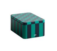 HAY - Tin Container Small, Green/Dark Blue - Green