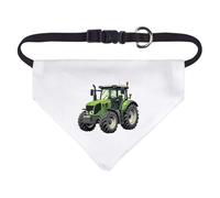 Small 'Green Farm Tractor' Dog/Cat/Pet Bandana (PD00061131)