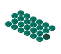 Small Green Planning Office Magnets for Fridge, Whiteboard, Noticeboard, Filing Cabinet - Pack of 240