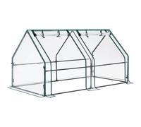 Small Greenhouse - Compact Tent with Zipper Door, Plant Cover with Roll-Up Window | Protective Gardening Shelter for Indoor Outdoor Garden Patio Farm Vegetable Fruit Seedling Flower Beginners