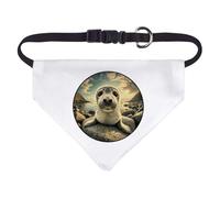 Small 'Grey Seal Pup' Dog/Cat/Pet Bandana (PD00061601)