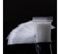 Small Grip Seal Bags 300Pcs 5x7cm Mini Sealable Plastic Bags Little Clear Ziplock Bag Reusable Tiny Transparent Polythene Pouches for Beads Cookies Candies Jewellery Storage