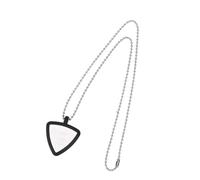 Small Guitar Pick Holder Necklace Silicone Design Heart Shape Pick Storage Case Present Solution for Musicians Daily Musical Accessories