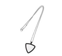Small Guitar Pick Holder Necklace Silicone Design Heart Shape Picks Storage Case Musician Present Solution for Daily