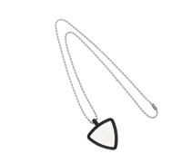 Small Guitar Pick Holder Necklace Silicone Design Heart Shape Picks Storage Case Musician Present Solution for Daily String Instrument Accessory
