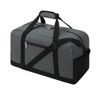 Small Gym Bag 18 inch Carry On Duffel Bag for Weekender Travel Sport 45x20x20cm-Grey
