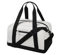 Small Gym Bag Carry On Bag - 12 inch Mini Duffle Bag Lightweight for Overnight Travel 30x20x20cm-Beige