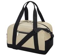 Small Gym Bag Carry On Bag - 12 inch Mini Duffle Bag Lightweight for Overnight Travel 30x20x20cm-Camel