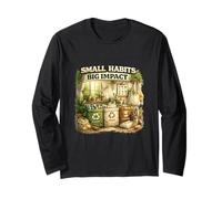 Small Habits Big Impact Eco Long Sleeve T-Shirt