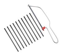Small Hacksaw,Professional Junior Hacksaw,Hand Handsaw for Metal Cutting,Mini Hacksaws Set with 10 Piece Blades,6 Inches,Carbon Steel Material,Suitable for Cutting Plastic PVC Pipes,Wood
