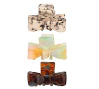 Small Hair Clips | Strong Hold Non Slip Styling Clamps | Cute Bow Claw Clip | for Summer Half-Up Travel Party Date Office Home Teacher