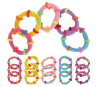 Small Hair Elastics 200pcs Polyester Seamless Ponytail Holders | Candy Colour, Soft Stretch for Daily Styling, Back to School Party, Girls Hair Accessories Gift