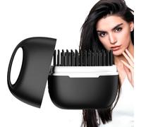 Small Hair Straighteners | Cordless Hair Straightener Comb | Hair Styling Tool Less Frizz Smoother Straightening Brush for Travel Camping Girls Home Dorm