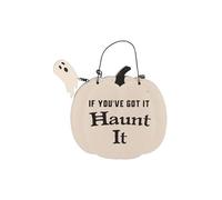 Small Halloween Pumpkin Hanging Signs (If You've Got It Haunt It)