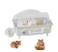 Small Hamster Enclosure, Pet House Enclosure, Nesting and Hiding Options, for Chinchilla Hamsters, Hedgehog, Rabbits, Guinea Pigs, Ferrets