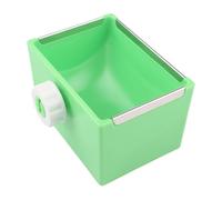 Small Hamster Food Bowl, Small Pet Feeder, Cages Mountable Dish Anti-Tip Design, duals Use for Foods & Water for Hamster Bunny Hedgehog Cage Use, 2.95x2.56x4.13 Inches