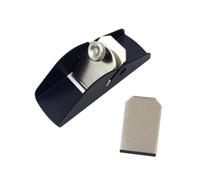 Small Hand Planer, Manual Woodcraft Tool Aluminum Carpenter Edge Rounding Plane with Spare Blade for Woodworking Trimming Carving DIY