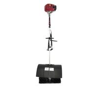 Small Hand-Pushed Lawn Brushing Machine, Artificial Grooming and Sweeping, Side-Mounted, Portable Snow Clearing Large Cleaning Area