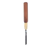 Small Hand Saw, Mini Reciprocating Saw with Hex Shaped Rosewood Handle and 5 Jigsaw Blades Detachable Woodworking Hand Kit for Handcrafted