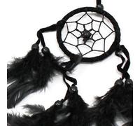Small Handcrafted Bali Dreamcatcher - Black, White & Red, Good Luck