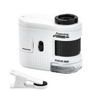 Small Handheld Microscope with 1000X Pocket Sized Microscope Easy Carrying for Classroom & Laboratory Observation Laboratory Equipment