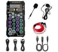 Small Handheld Sound Card Set for Podacsting, Broadcasting, Living, Singing, Recording, Gaming with Families, Friends, Gift