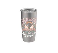 Small Hands Big Dreams Preschool Teacher Educator Stainless Steel Insulated Tumbler