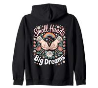 Small Hands Big Dreams Preschool Teacher Educator Zip Hoodie