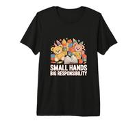 Small Hands Big Responsibility Teacher Kids Premium T-Shirt
