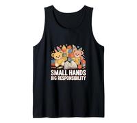 Small Hands Big Responsibility Teacher Kids Tank Top