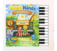 Small Hands Journey Notebook: My Piano Practice & Creativity Book (Small Hands(Step-by-step piano lessons for children))