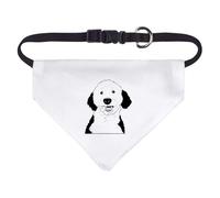Small 'Happy Labradoodle' Dog/Cat/Pet Bandana (PD00059093)