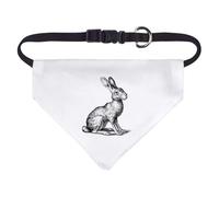 Small 'Hare Sitting' Dog/Cat/Pet Bandana (PD00061487)