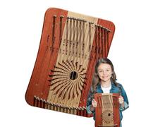 Small Harp Instrument - Wooden Lyra Harp with 31 Strings, Professional Wooden Lyra Harp,Music Enthusiasts Reusable Instrument,Music Enthusiasts Instrument, Chromatic Scale Harp for Stringed Adults