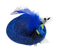Small Hat Clip Small Themed Party Fascinator Hairin With Flower Feathered For Girls Birthday Costume Hair Accesories