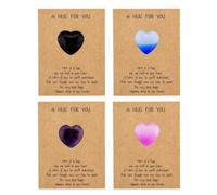 Small Heart Pocket Hug Gift Cards Natural Stones Exchange Relationship Card