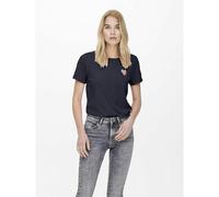 Small Heart Print T-Shirt Navy