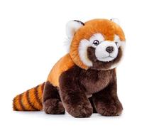 Small Heart Realistic Red Panda Plush Toy, 11 Inch Cute Red Panda Stuffed Animal for Kids Birthday Gift Decoration Collection