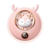 Small Heater: Cartoon Electric Fan Heater, Oscillating Heat with Adjustable Thermostat, Portable Comfort | Portable Warm Comfort Device for Home Office,