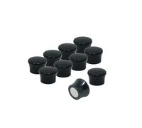 Small High Power Black Memo Board Magnets for Fridge, Whiteboard, Noticeboard, Filing Cabinet - Pack of 50