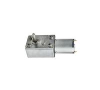 Small High Torque DC Motor 12V, Low RPM Wiper Motor, Dual Axis Self-Locking Gear with Long Shaft, Electric Motor Controller for High Torque Applications(Single Output Shaft,40rpm)