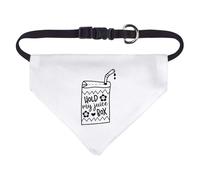 Small 'Hold My Juice Box Funny Quotes ' Dog/Cat/Pet Bandana (PD00061055)