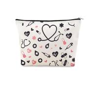 Small Home Medical Bag Pouch Nurse Pocket Protector Pouch Pharmacist Doctor Bag Accessories for Women Family Emergency Medical Kit Nursing Student Essential Supplies for Clinicals Canvas First Aid Bag