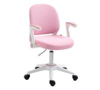 Small Home Mesh Office Chair for Office/Bedroom/Gaming Writing Height Adjustable 360° Free Rotation Comfy Breathable Fabric Padded Chair with Wheels