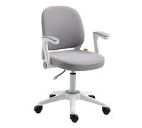 Small Home Mesh Office Chair for Office/Bedroom/Gaming Writing Height Adjustable 360° Free Rotation Comfy Breathable Fabric Padded Chair with Wheels