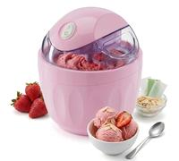 Small Home Mini Ice Cream Maker, 17oz Personal Gelato & Sorbet Machine - 15-Min Fast DIY Frozen Yogurt for Keto & Vegan Treats, One-Touch Compact Electric Maker for Dorm & RV (Pink)