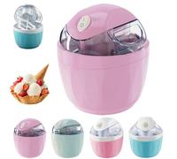 Small Home Mini Ice Cream Maker with One-Touch Control，Purple